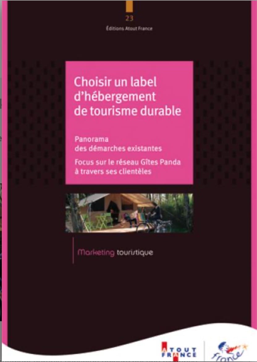 Choisir un label d'hébergement de tourisme durable - 1ère de couverture