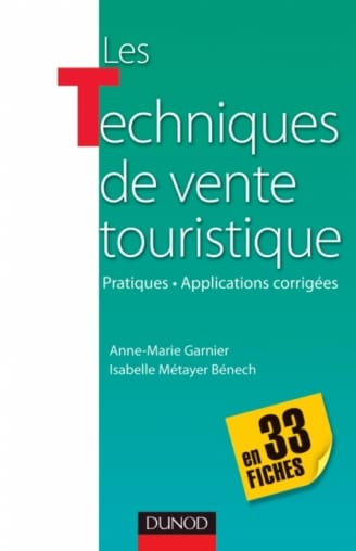 1è de couverture des techniques de vente touristique - Dunod éditeur