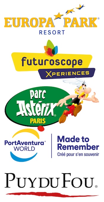 Logos des différents membres du collectif des Villages des parcs de loisirs