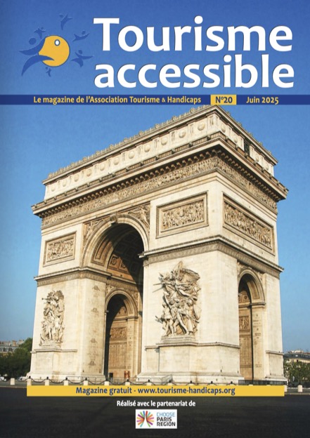 1è de couverture du magazine Tourisme Accessible n°20 de juin 2025