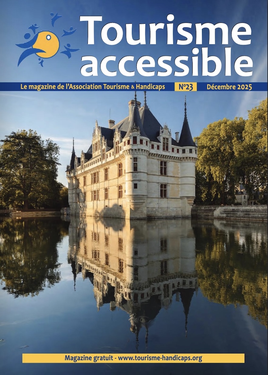 1è de couverture du magazine Tourisme Accessible n°22 d'octobre 2025