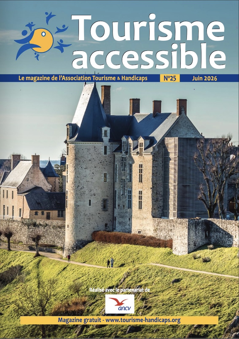 1è de couverture du magazine Tourisme Accessible n°25 de juin 2026