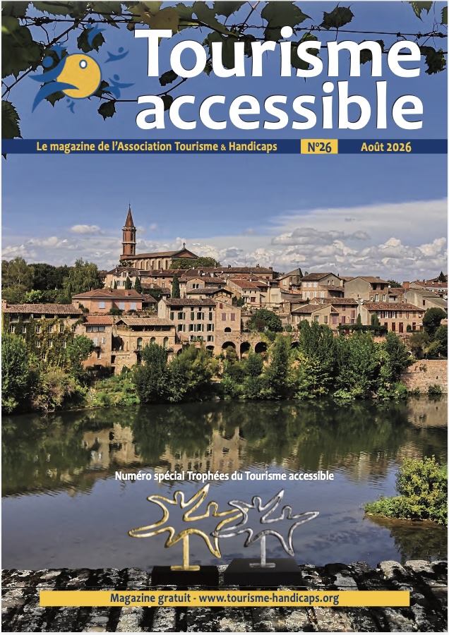 1è de couverture du magazine Tourisme Accessible n°25 de juin 2026