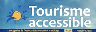 bandeau de la couverture du magazine Tourisme Accessible n°27 - octobre 2026